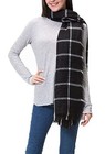 Women s Plaid Blanket Winter Scarf Warm Cozy Tartan Wrap Oversized Shawl