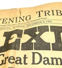 Vintage Newspaper  Dec  1941 War Ww2 The Evening Tribune Albert Lea Minn 12 Pg