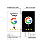 50 Pcs Nfc Google Review Cards - Premium Matte Black   White Tap Cards