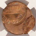 1998 1c Lincoln Cent Double-struck  Both Off-center Ngc Ms65 Rb