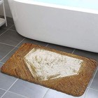  Baseball On The Wooden Bath Rug  Non-slip Floor Entryways Outdoor Indoor 