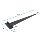 Black T Strap Hinges Heavy Duty Iron Door Fence Gate Renovators Supply
