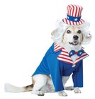 Usa Patriotic Uncle Sam Dog Pet Costumes