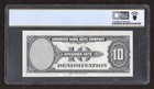 1929 American Bank Note Co  10 Units Specimen Security Strip - Pcgs 65 Ppq