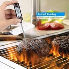 Instant Read Digital Meat Thermometer Bbq Grill Smoker For Kitchen Food Cooking