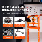 Hydraulic Shop Press 12 Ton With Press Plates H-frame Benchtop Press Stand