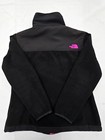The North Face Women s Full Zip Fleece Jacket Black Pink Zip Pockets M