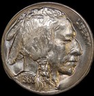1938-d 5c Buffalo Nickel - Choice Gem Bu   Free Shipping- Smh- 216