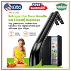 5304506471 Refrigerator Door Handle Set Black 2 Pack For Frigidaire