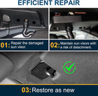 Sun Visor Repair Kit Fits For Dodge Ram 1500 Trucks 2019-2023  1 Pack Aluminum B