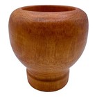 Wood Mortar And Pestle Handcrafted Food Tool Grind Farmhouse Kitchen 4  Tall