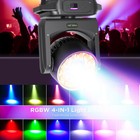 Led Zoom Moving Head Stage Light Rgbw Dmx Beam Wash Lighting Djdisco Bar 19x20w