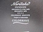 Noritake Colorwave Black   Graphite - 2  Salad Plates -  coupe  8 3 8   0405g