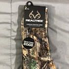 Realtree Men s L Cotton Blend Camouflage Brown Black Hunting   Work Socks   New 