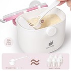 Baby Formula Dispenser For Travel  Portable Container With Scoop