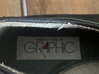 Vintage Men   s Black Italian Shoes Size 9 Us  Made In Italy  