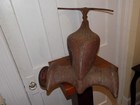 Vintage 1930   s Pressed Steel Skirted Wheels Art Deco Tricycle