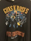 Guns N  Roses Appetite For Destruction 1987 Tour Black Hoodie Sweatshirt