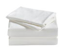 Soft Striped Bed Sheets Set Deep Pockets 4 Piece 1800 Thread Count Bamboo 