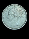 Indian Variant 1840 British East India Silver Rupee Victoria Queen Cont  Legend