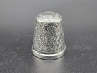 Antique Art Deco Sterling Silver Thimble uk birmingham h c s 1927