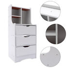Bedroom Night Stand Bedside Table Furniture End Side Storage Cabinet 3 Drawer