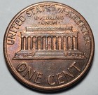 1987 P Lincoln Memorial Cent  Mint Error - Off Center Struck  Ddr Variety