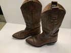 Frye Billy Pull On Boots 77689 F973 Dark Brown Leather Womens Size 6b