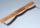 Original Panasonic Black Curly Telephone Handset Coil Stretch Cord Modular Phone