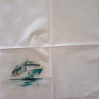 2 Individual Paper Decoupage Napkins - Cruise Ship Maritime Sealife 1 Motif