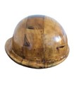 Vintage Wooden Millinery Hat Block Mold - 5 Piece Beechwood Form - Size 56   57