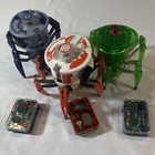 Hexbug Micropets Lot Of 3 Interactive Toys With Remote Controllers Blue White G   