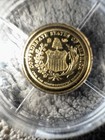 American Mint Mini Solid Gold Southern Leaders Sgt beauregard 1818-93 14k Proof