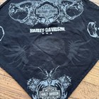 Genuine Harley Davidson Bandana Voodoo New Orleans  La French Quarter Logo Black
