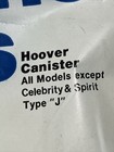 Hoover Vacuum Cleaner Bags  Type J 2 Bags Portable Slimline Constellation Coast
