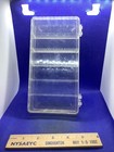 6 Compartment clear Plastic Storage Tray Box Parts Organizer 8 1 4  X 4 1 4 