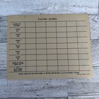 Vintage Yahtzee Player 2 Score Cards Ephemera Junk Journal Scrapbooking Planner