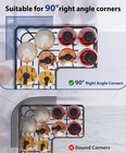 3 Pack Corner Shower Caddy Organizer  Rustproof Corner Shower Shelves  No Dri   