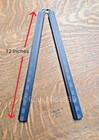 12     Black Nunchaku  nun Chucks  Trainer Or Cosplay Prop Usa