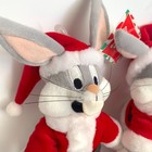 Vintage Warner Bros  santa  Bugs Bunny Bean Bag Plush  Nwt  11   looney Tunes