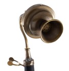 Antique Brass Phone Candlestick Telephone Rotary Dial Vintage Home Decor Office
