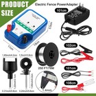 Electric Fence Kit 8 Mile 2j Solar Ac Dc