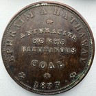 Ht-428 Hard Times Token 1833 City Coal Yard Providence Ri Ephraim A  Hathaway