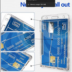 Id Badge Holder Heavy Duty Pc Material High Clear Holds 2 Cards Suitable For All
