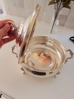 Wallace Royal Rose Silverplate Footed Covered Bowl With Handles