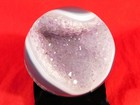 Huge  And Hollow Amethyst Crystal Cluster Pocket Sphere  From Uruguay 1541gr