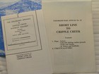 1983 Short Line To Cripple Creek With 180 Pages By Tivis E  Wilkins Complete