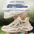 Mesh Lightweight Work Sneakers Steel Toe Boots Men Safety Shoes Indestructible