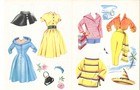 Vintage 1960s Fashion Land Paper Dolls Uncut Org Sz Laser Repro From Orgi  Read 