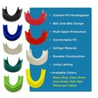 Amber Breathable Boil Bite Mouth Guards  Super Tough Mma Mouthpiece For Boxing